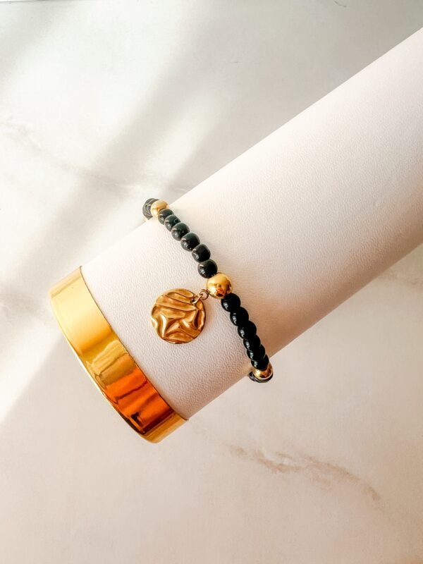Grandinėlė ant kojos „Black & gold“ - Image 3