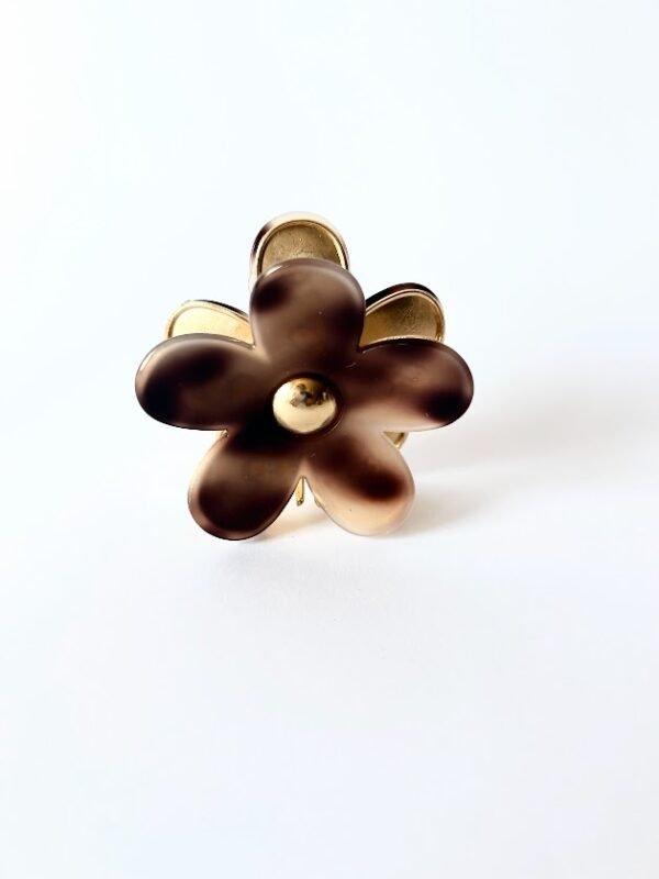 Segtukas žnyplės „Flower“ rusvas