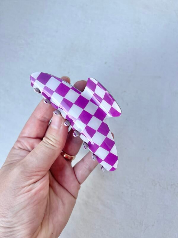 Segtukas žnyplės „Tartan“ alyvinė/balta - Image 2