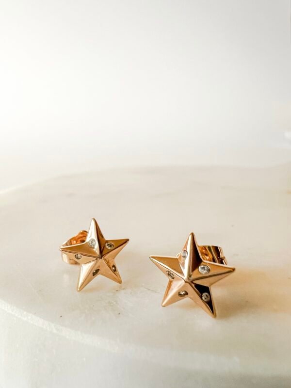 Auskarai „Small star" - Image 2