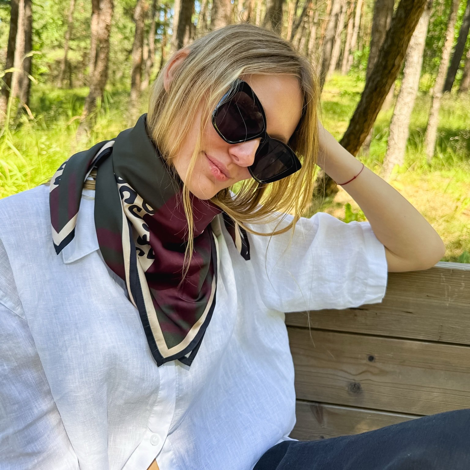 Skarelė safari stilius „Safari style“ 70x70 cm - Image 5